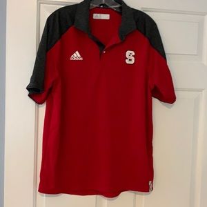 NC State short sleeve climate control polo